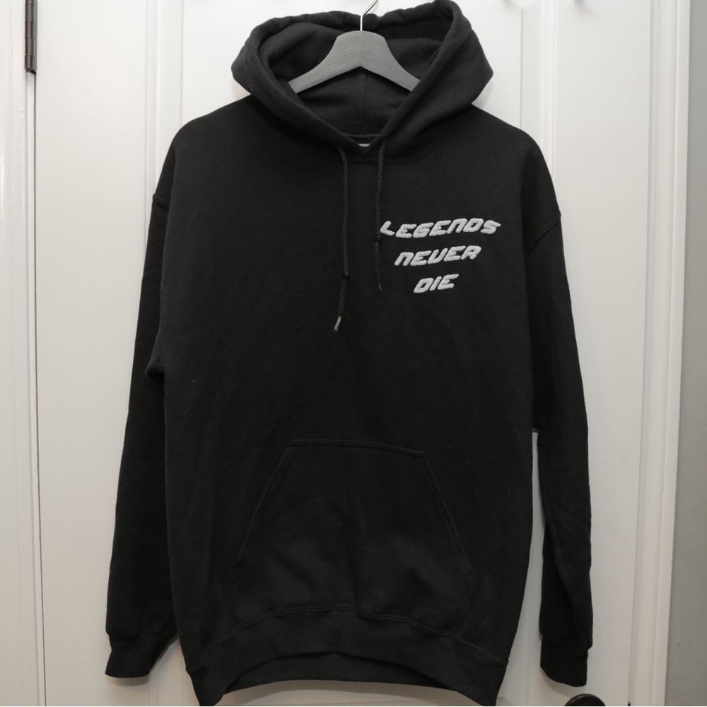 Juice Wrld x Faze Clan Legends Never Die Hoodie Official Merch 999 Club - Picture 2 of 5